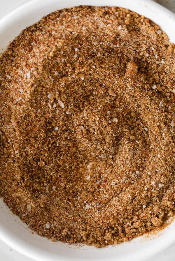 steak taco seasoning in a bowl