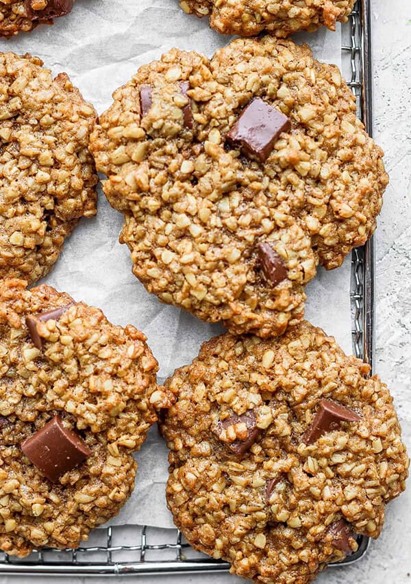 Chocolate Chunk Almond Butter Cookies