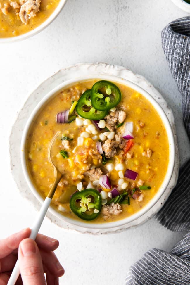 Corn Chowder - Fit Foodie Finds