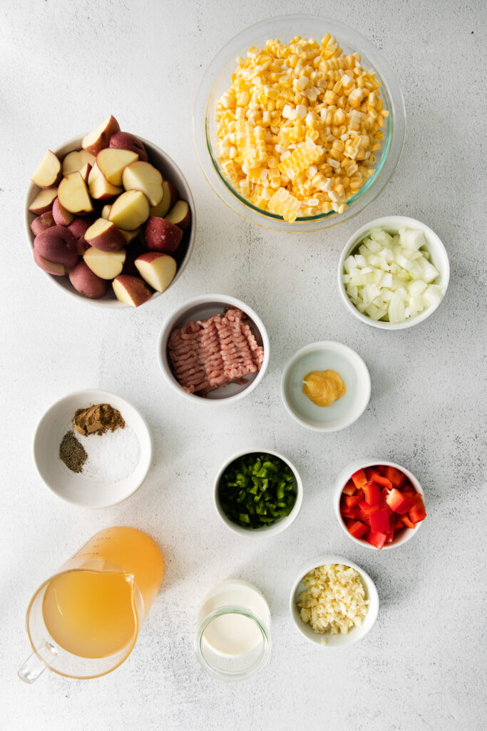 ingredients on counter