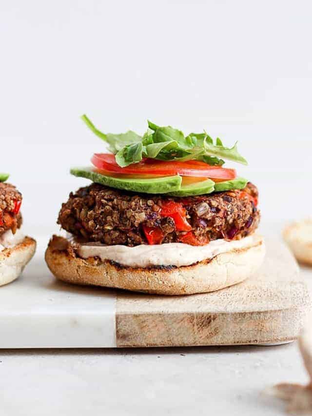 Quinoa Black Bean Burgers - Fit Foodie Finds