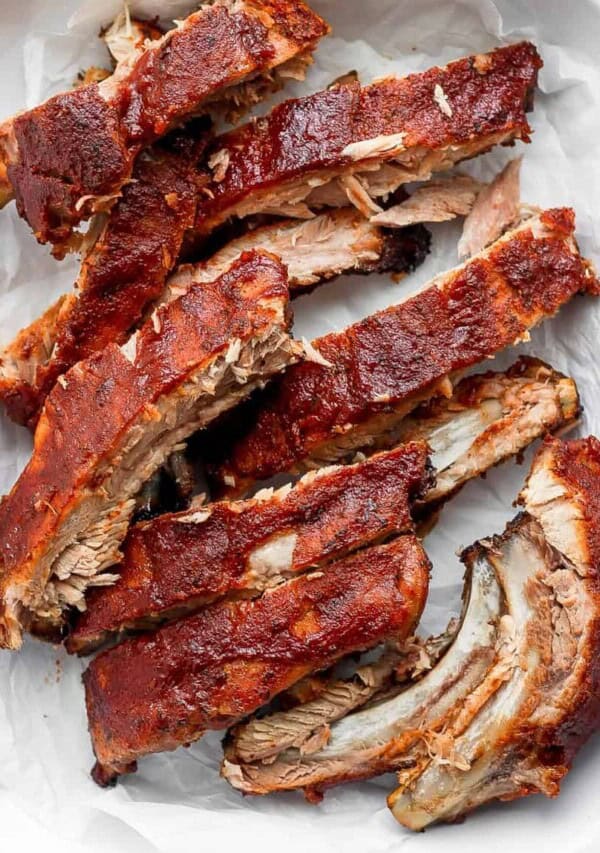 ribs on plate