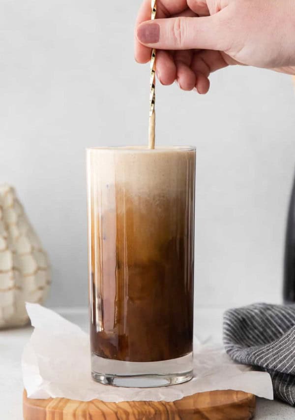 cold brew in glass