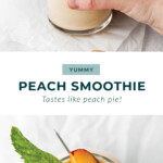 peach smoothie