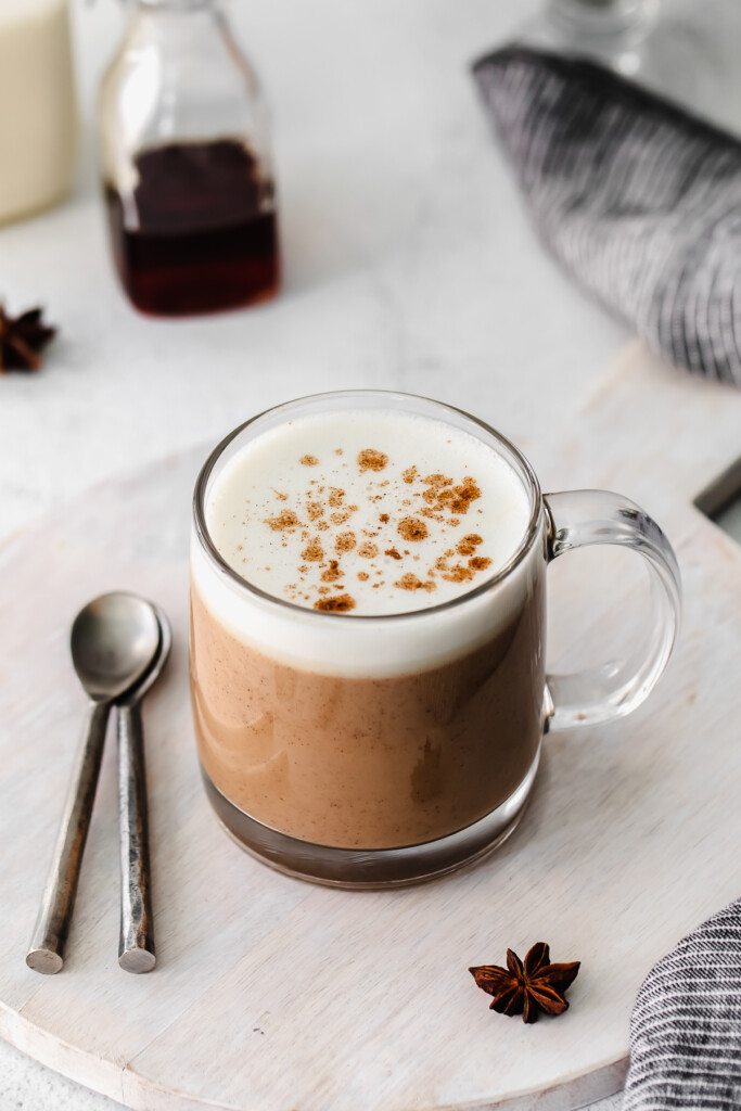 Homemade Chai Tea Latte with Almond Milk