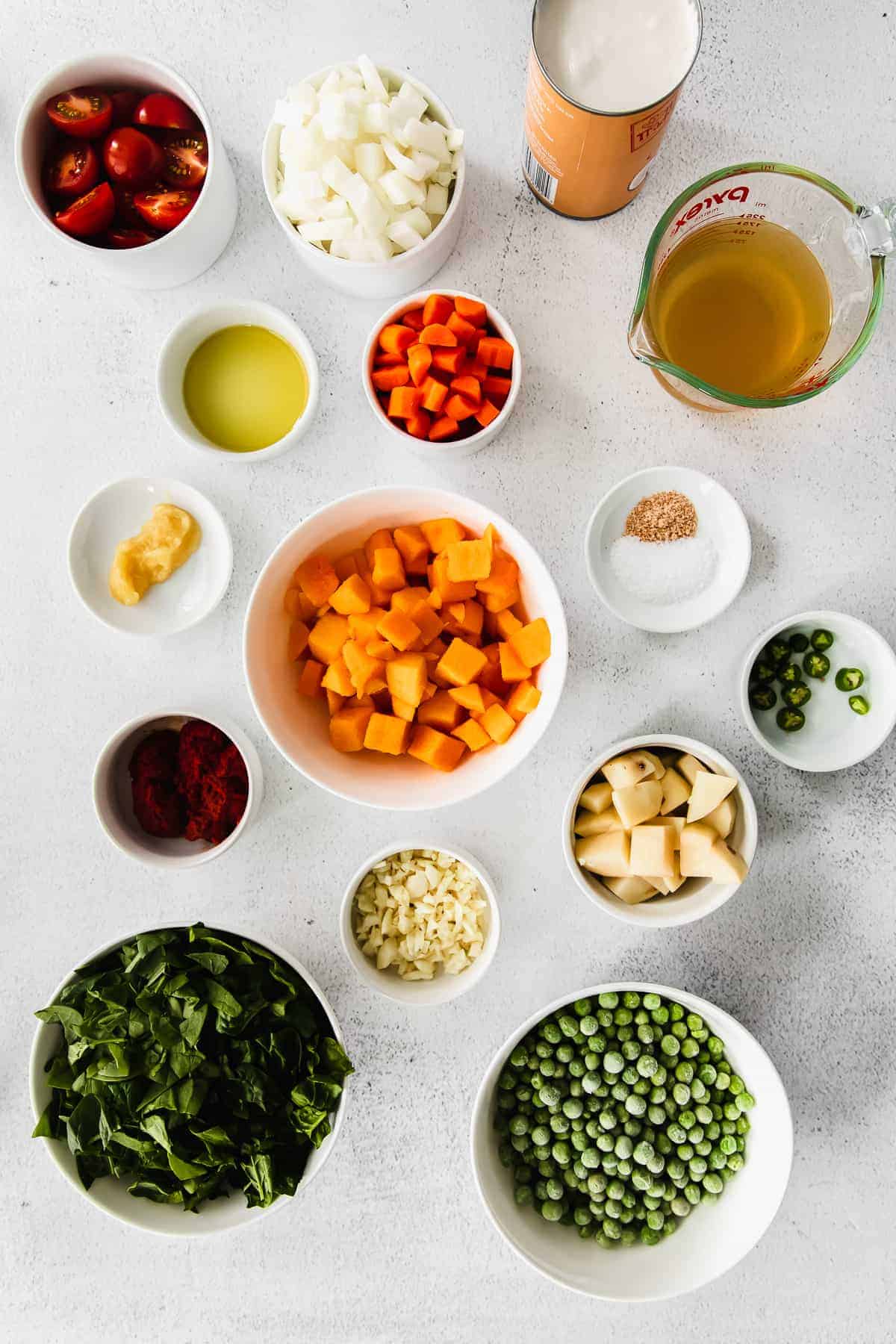 ingredients on counter