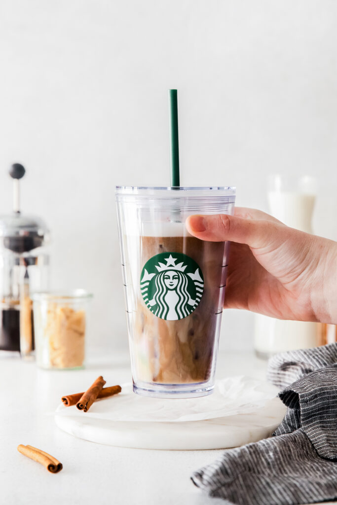 Iced Brown Sugar Oat Milk Espresso Shaker {Starbucks Copycat} - i