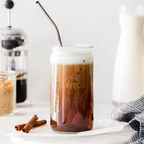 Starbucks Copycat Iced Brown Sugar Oatmilk Shaken Espresso