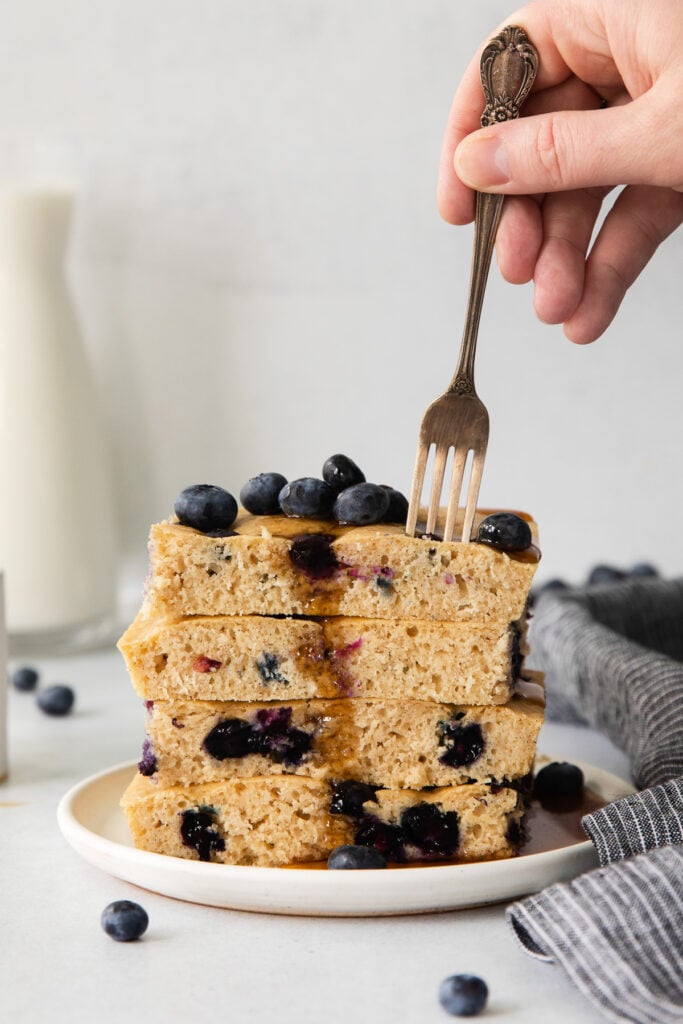 Sheet Pan Pancakes From Mix (Kodiak Cakes)