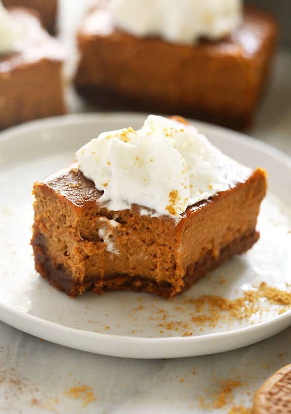 pumpkin cheesecake bars