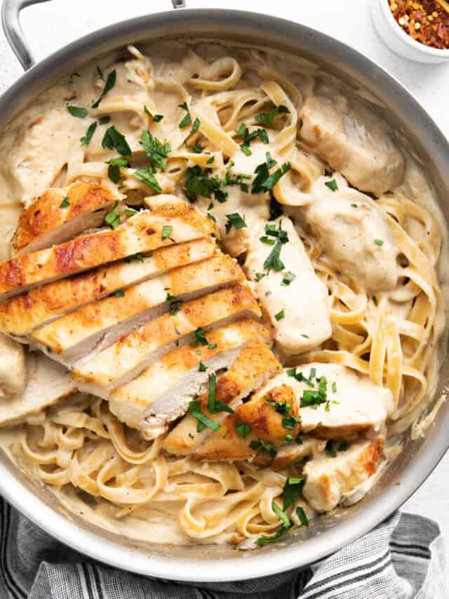 Best Chicken Alfredo - Fit Foodie Finds