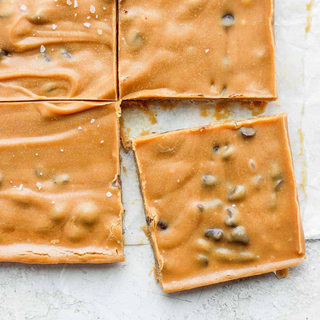 cookie dough freezer fudge