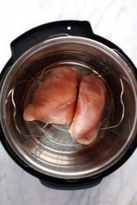 raw chicken in instant pot.