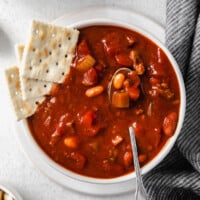 wendy's chili in a bowl