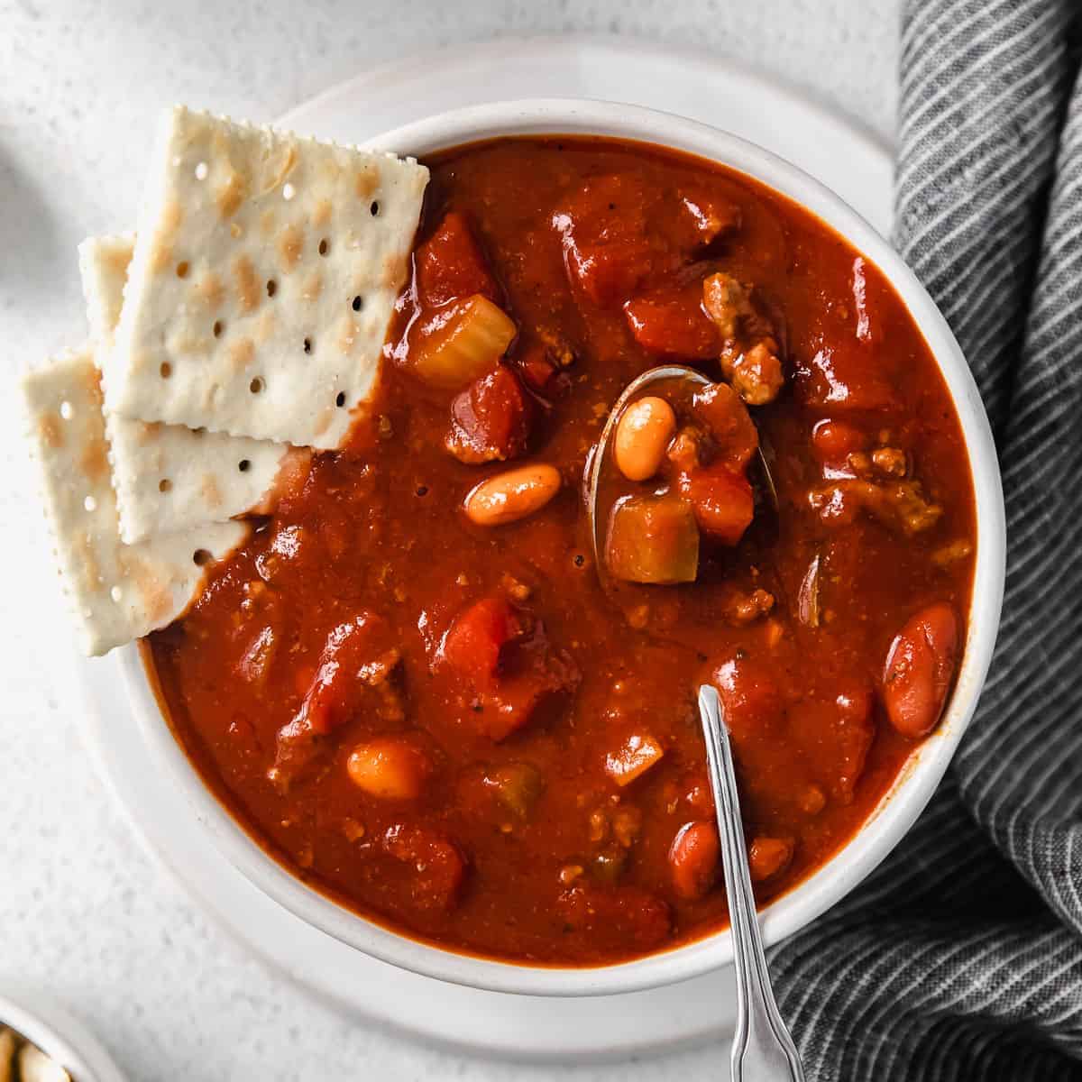 Wendy's Chili Recipe (Copycat) - Fit Foodie Finds