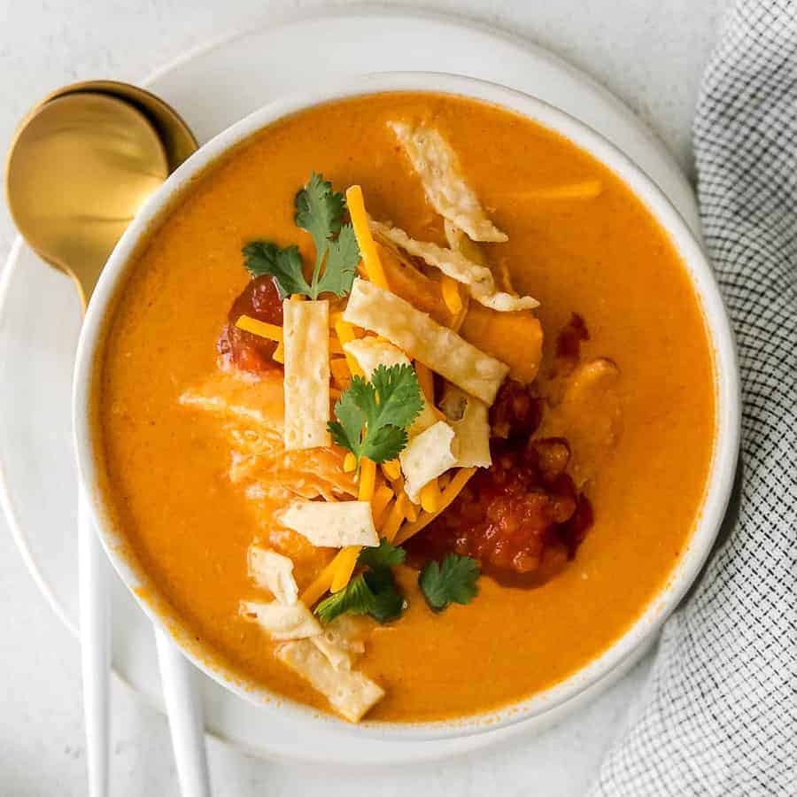 Easy Chicken Tortilla Soup Recipe - Simply Whisked