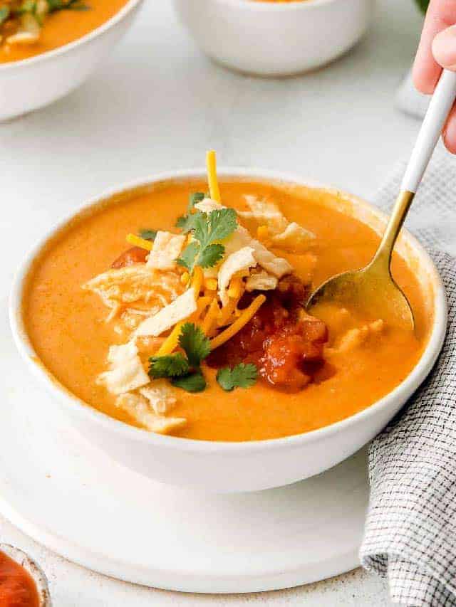 Chili's Chicken Enchilada Soup Copycat Fit Foodie Finds