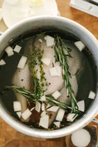 turkey brining in brine.