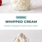 Whipped cream recipe