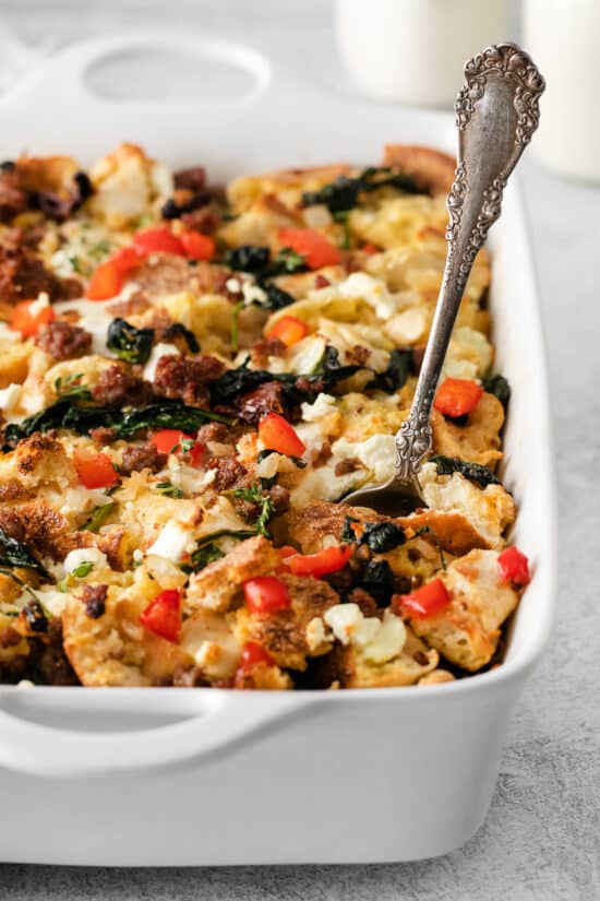 Delicious English Muffin Breakfast Bake - Fit Foodie Finds