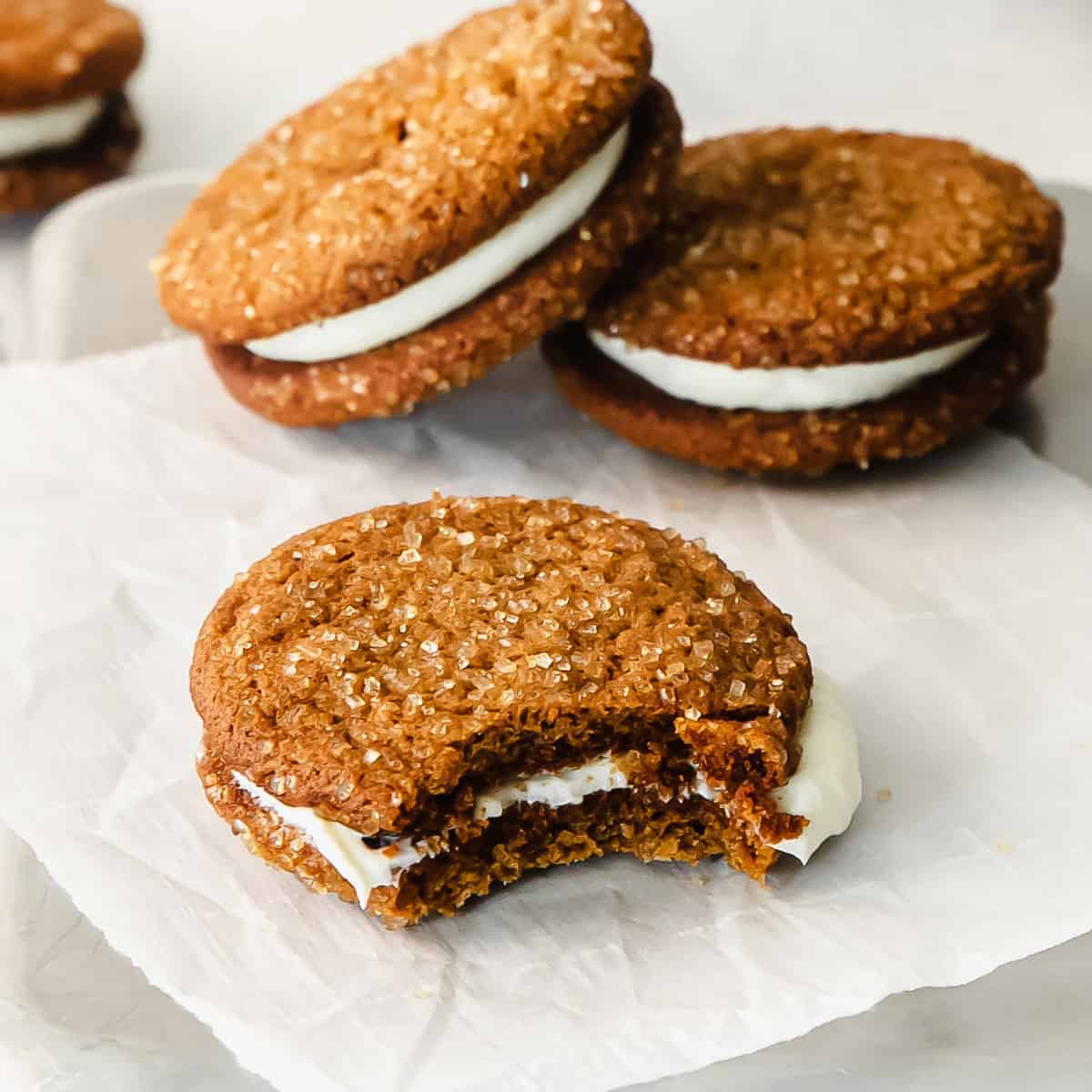 Amazing Ginger Whoopie Pies - Fit Foodie Finds