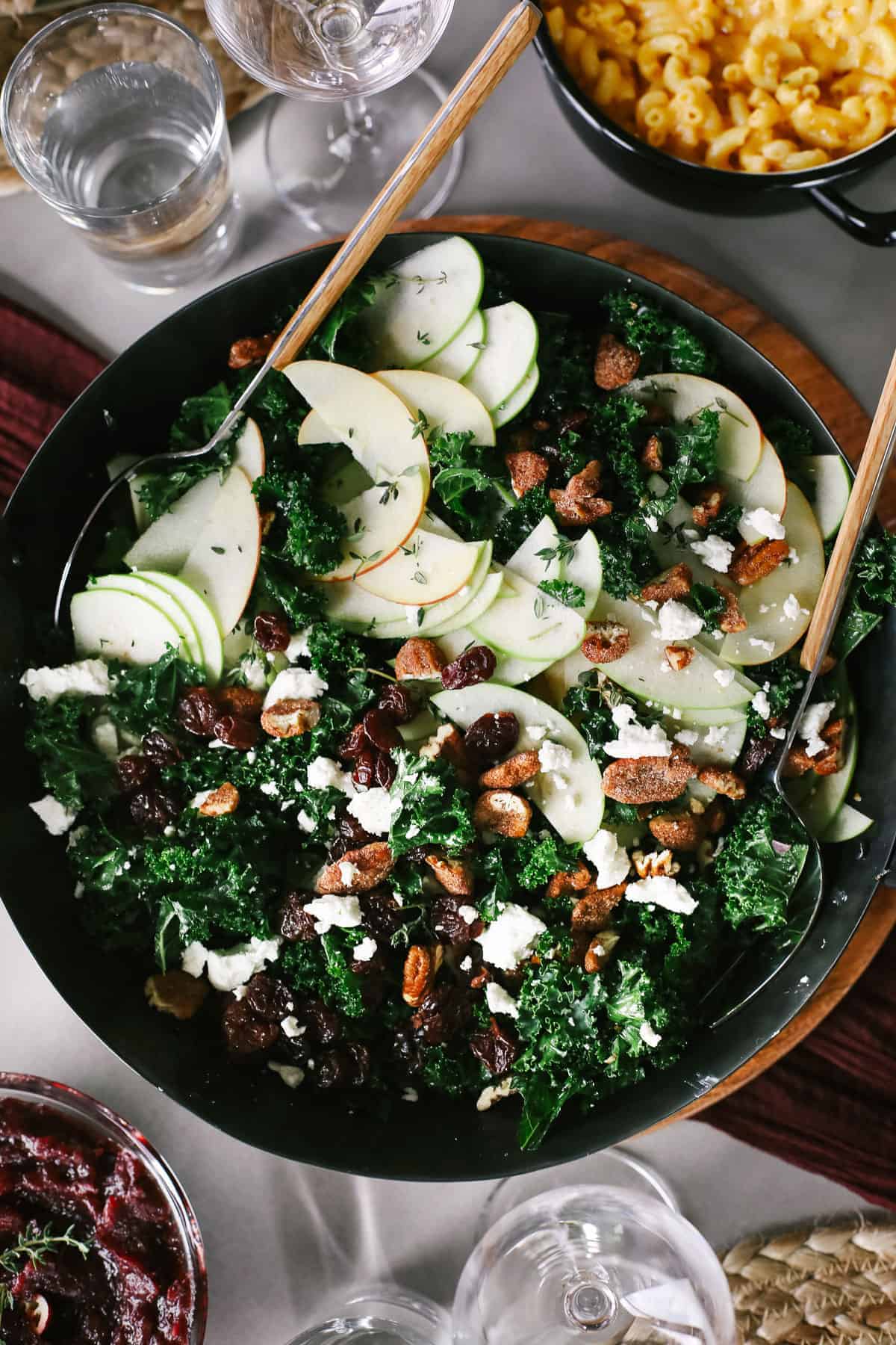 thanksgiving salad in a bowl