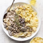 ground beef stroganoff