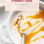 Creamer panna cotta easy dessert.
