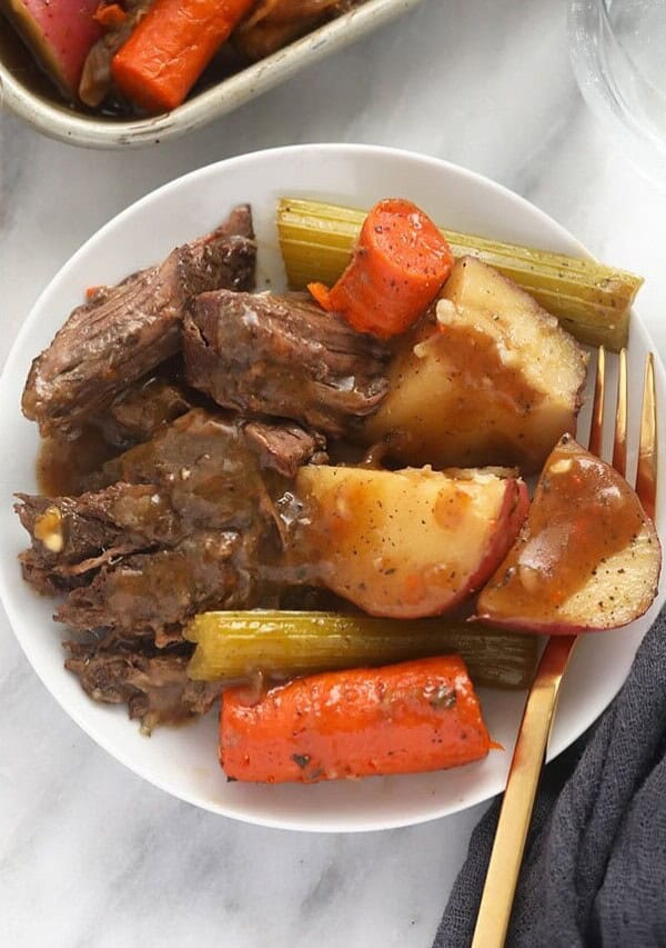 pot roast on plate