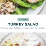 Leftover turkey salad