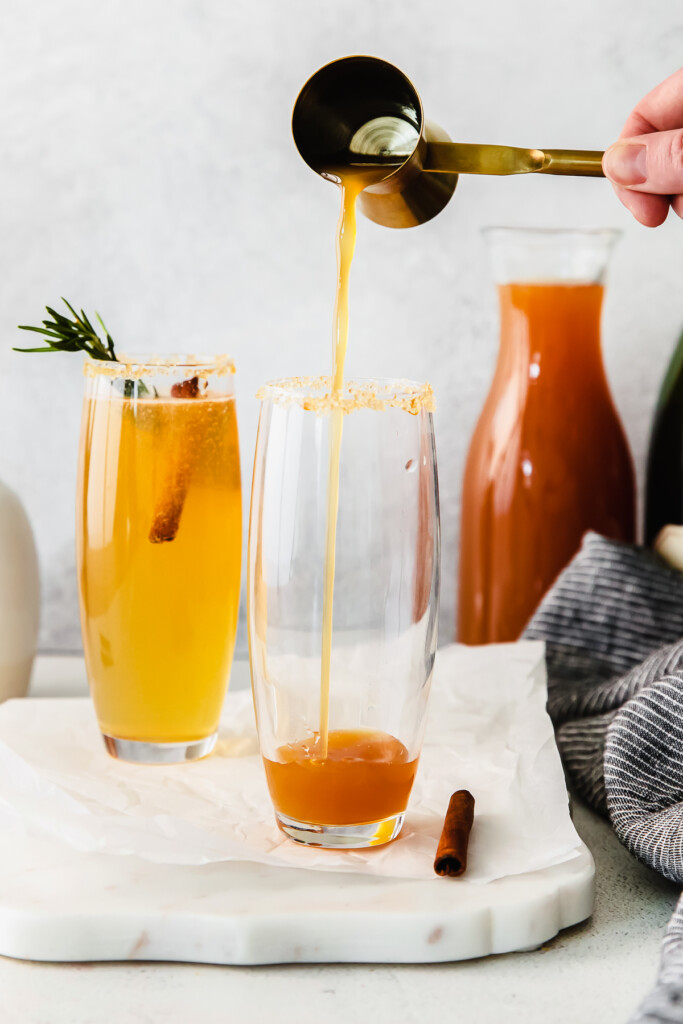 Frozen Apple Cider Mimosa - Bonappeteach