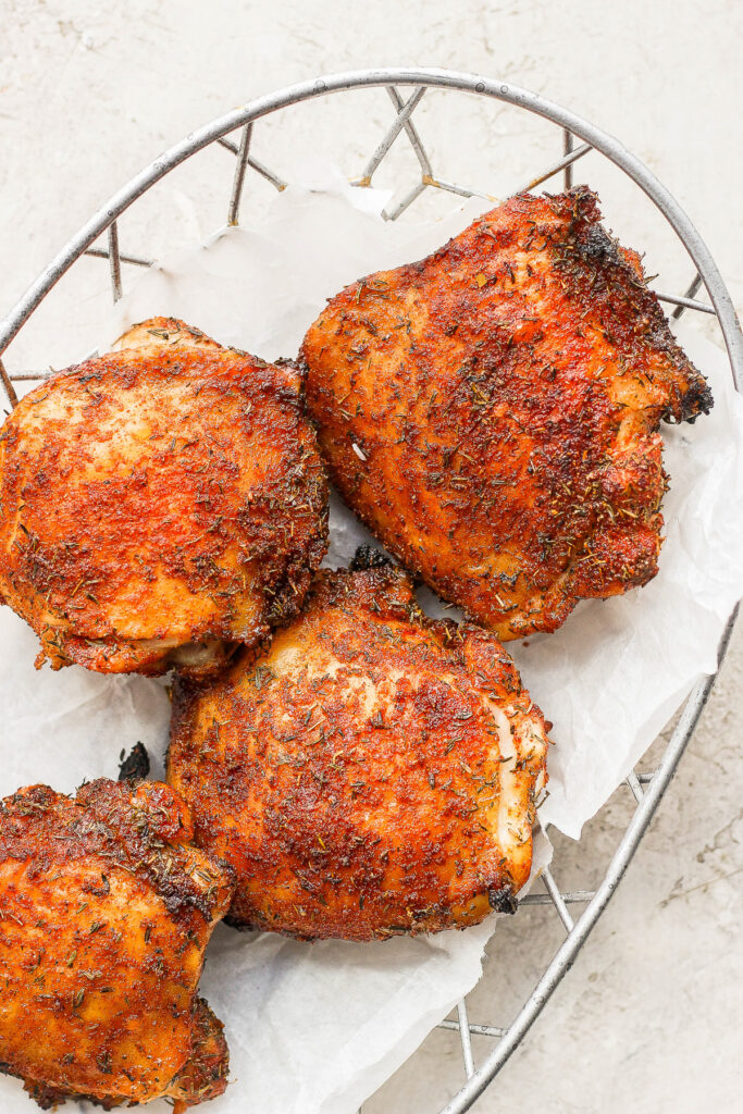 Air Fryer Chicken Thighs - Simply Happy Foodie