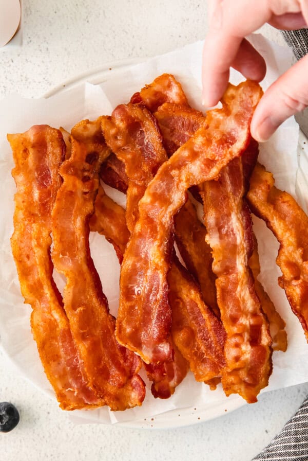 bacon on plate
