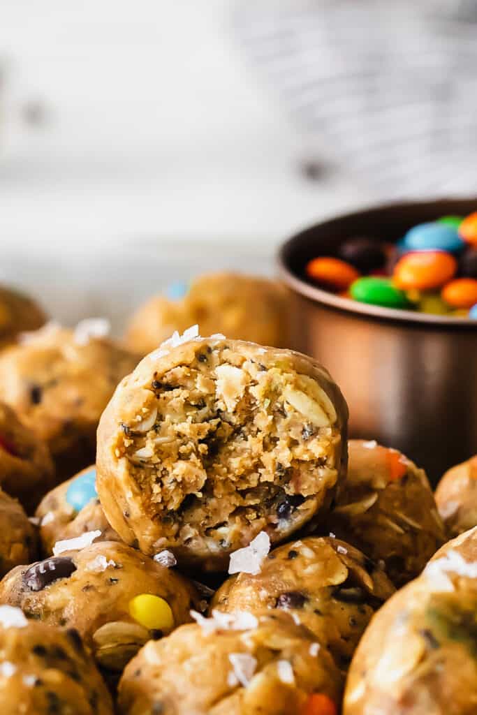 monster cookie protein balls