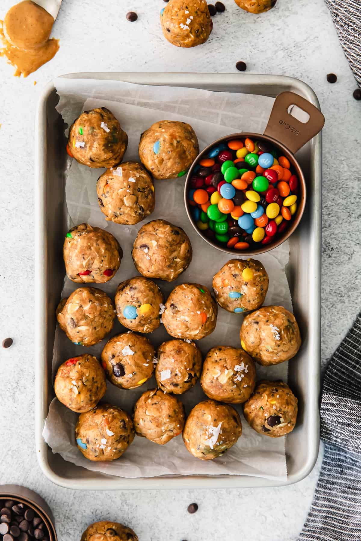 protein balls in container