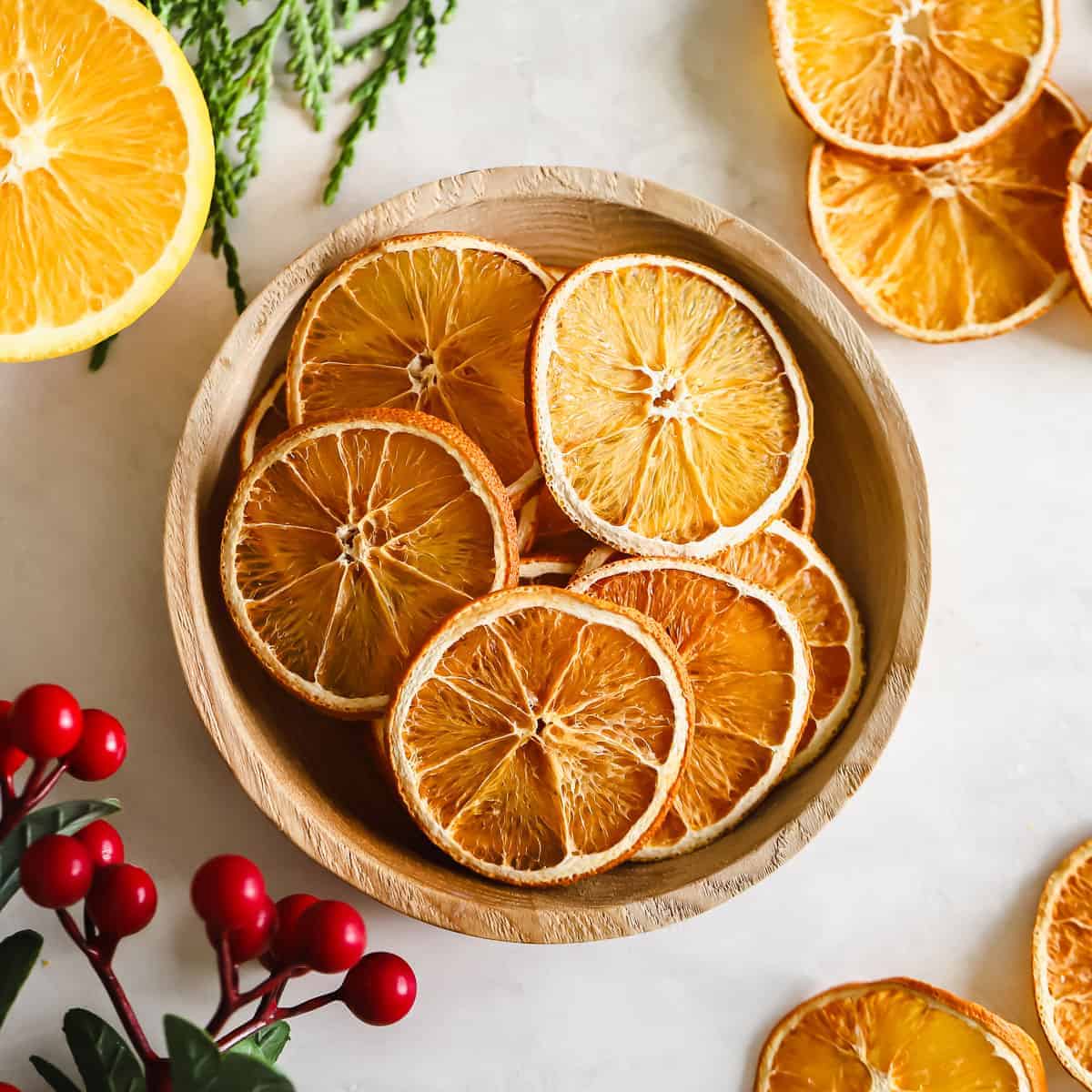 How to Dry Orange Slices