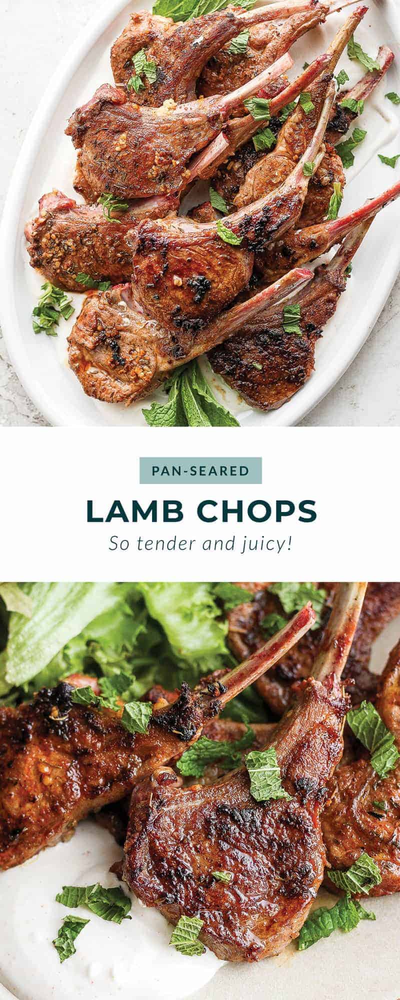 Pan Seared Lamb Chops - Fit Foodie Finds