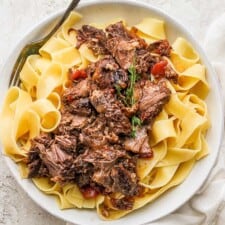 Short Rib Ragu (Served over pasta!) - Fit Foodie Finds