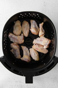 Air Fryer Chicken Wings (4-Sauces) - Fit Foodie Finds