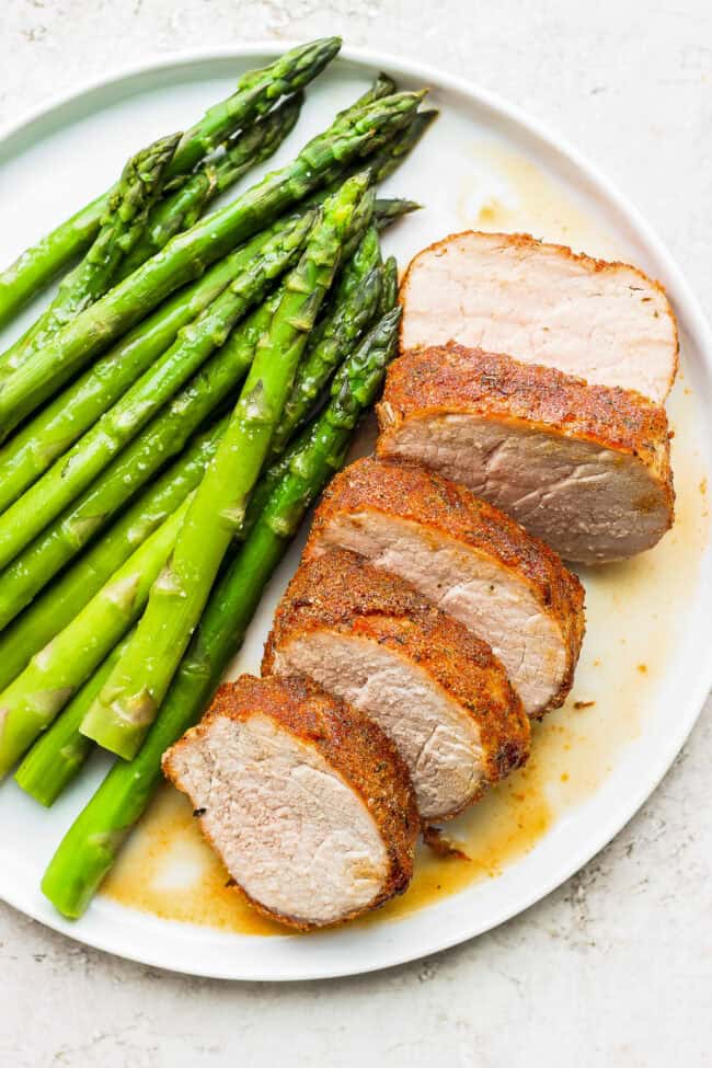 Air Fryer Pork Tenderloin Ready In Less Than 30 Fit Foodie Finds 1343