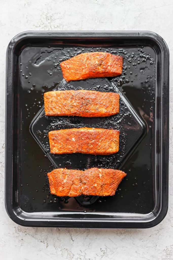 Air Fryer Salmon (10-Minute Recipe!) - Alphafoodie