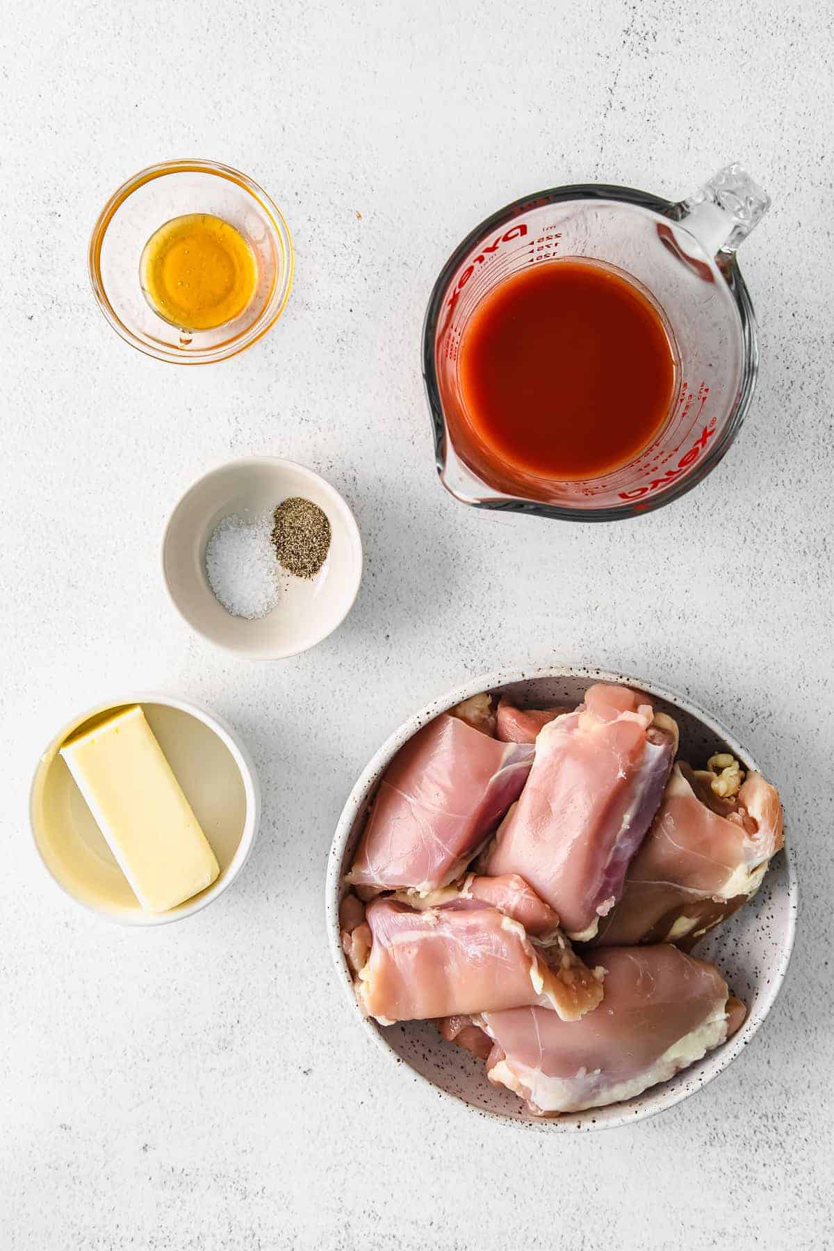 ingredients for baked boneless chicken thighs