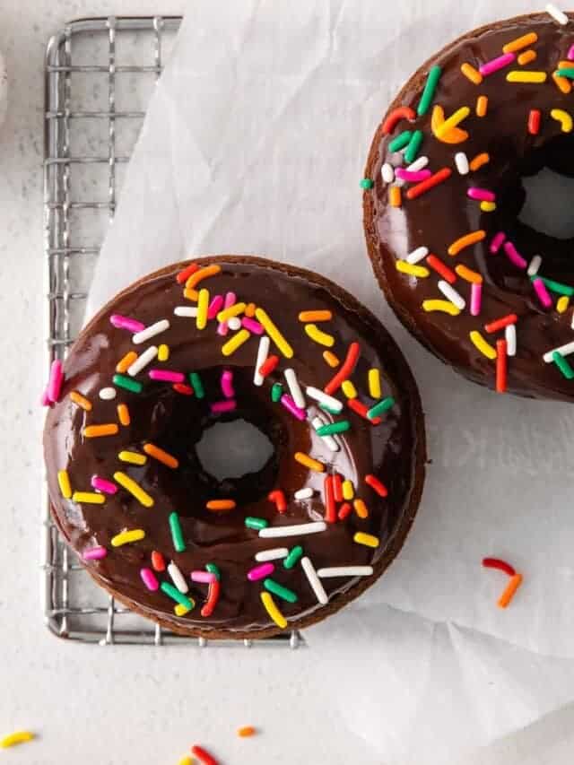 Chocolate Baked Donuts - Fit Foodie Finds