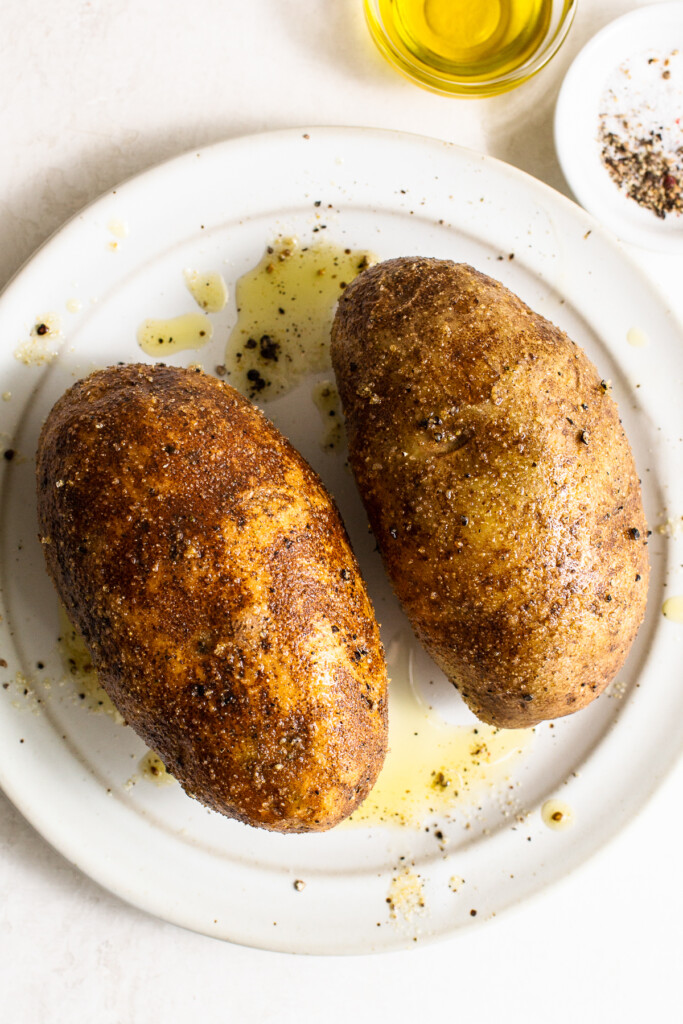 Air Fryer Baked Potatoes (How Long to Cook) - Platings + Pairings