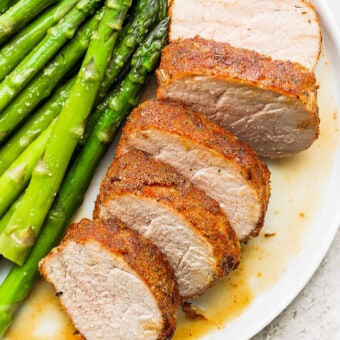 Air Fryer Pork Tenderloin (ready in less than 30!) - Fit Foodie Finds