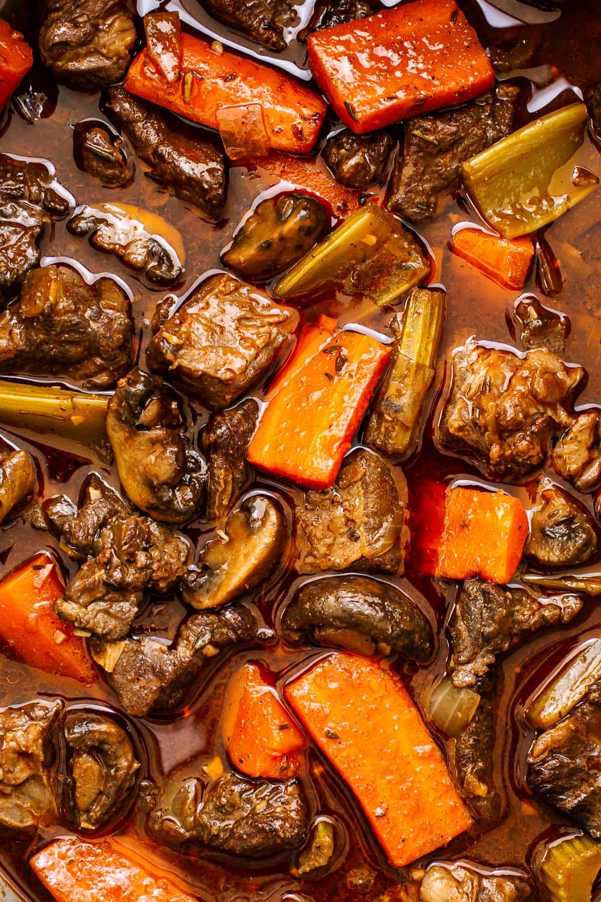 Simmered Guinness Beef stew. 