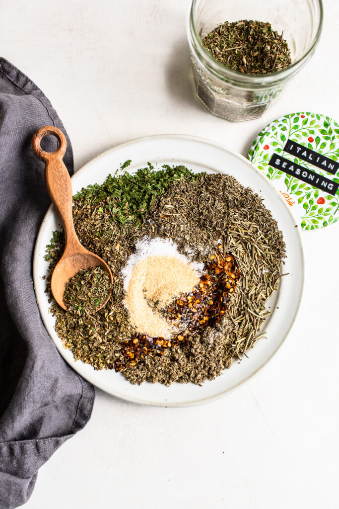 Flavorful Italian Seasoning (10 ingredients!) - Fit Foodie Finds