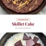 flourless chocolate skillet cake
