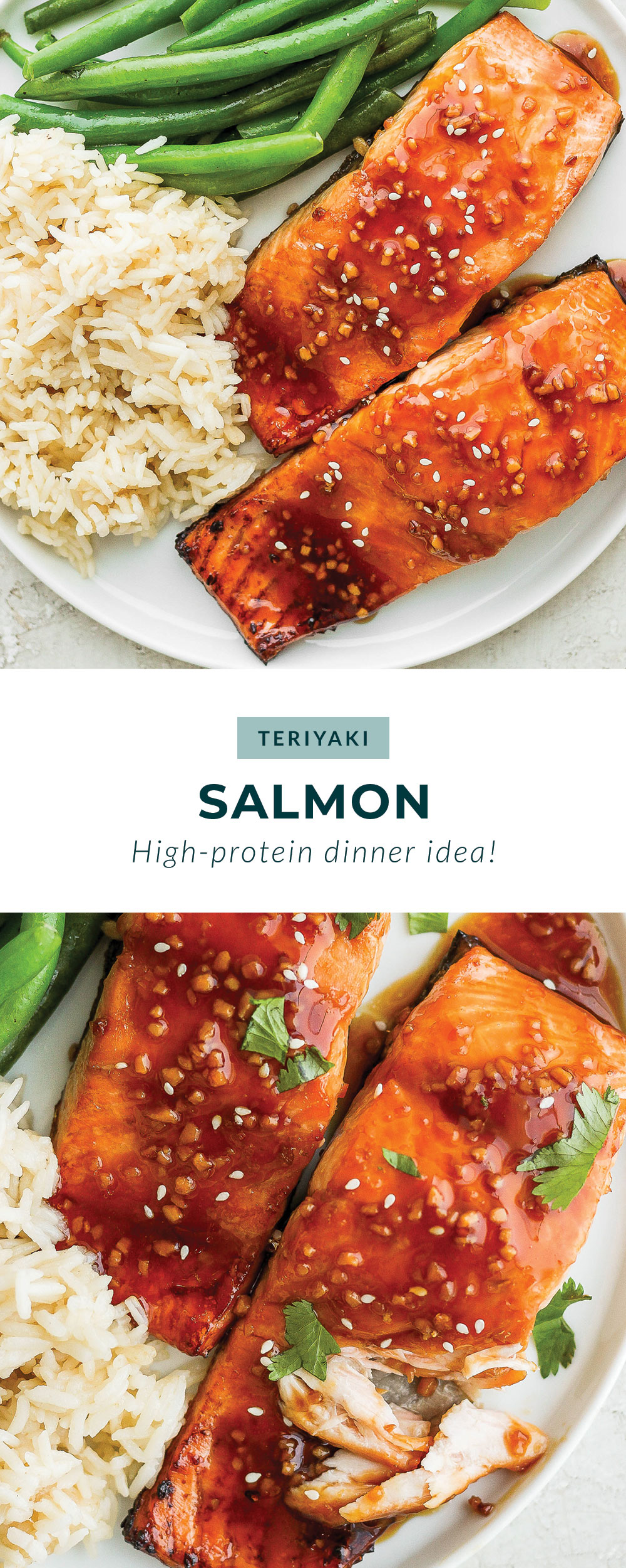 Saucy Teriyaki Salmon - Fit Foodie Finds