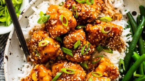 Air fryer sesame outlet chicken